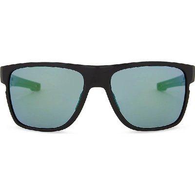 Oakley Crossrange Xl Prizm™ Square-frame Sunglasses In Nero