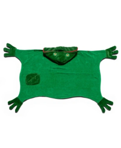 Kidorable Kids' Big Boy Frog Towel In Green