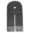 Mulberry Cashmere Scarf In Grey Melange