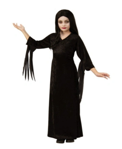 Buyseasons Kids'  Big Girl The Addams Family Morticia Child Costume In Black