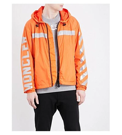 Moncler X Off-white Rain Jacket In Orange | ModeSens