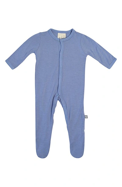 Kyte Baby Kids' Snap Footie In Slate