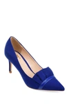 Journee Collection Journee Marek Ruffle Pump In Blue