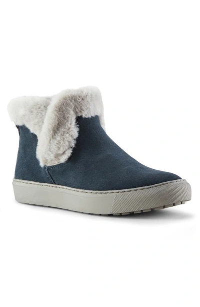 Cougar Women's Duffy Polar Plush Waterproof Suede Booties In Slate