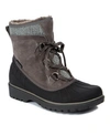 Baretraps Springer Faux Shearling Lined Waterproof Cold Weather Boot In Gunmetal