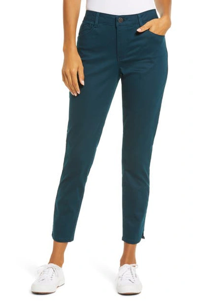 Wit & Wisdom Ab-solution High Waist Ankle Skinny Pants In Dark Teal