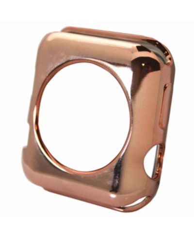 Nimitec Chrome Apple Watch Case Protector In Dusty Rose