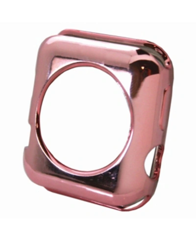 Nimitec Chrome Apple Watch Case Protector In Pink