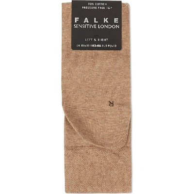 Falke London Sensitive Socks, Mens, Size: 07/02/1900, Nutmeg