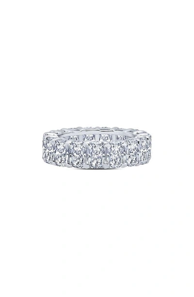 Lafonn Simulated Diamond Anniversary Eternity Band In Silver/ Clear
