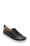Trotters Avrille Sneaker In Black Leather