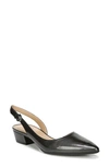 Naturalizer Banks Slingbacks Women's Shoes In Gunmetal Leather