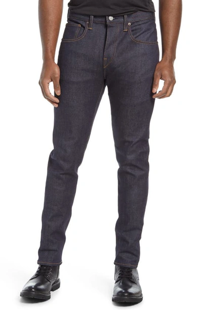 Kato The Scissors Slim Tapered Jeans In Indigo Raw