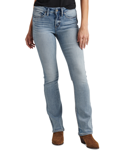 Silver Jeans Co. Women's Suki Curvy-fit Slim Bootcut Jeans In Indigo