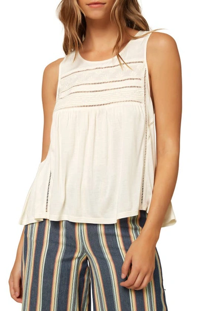 O'neill Tokeen Knit Tank Top In Winter White