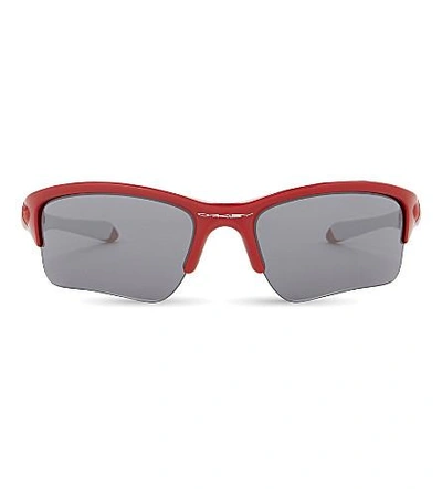 Oakley Quarter Jacket™ Wrap Sunglasses In Redline