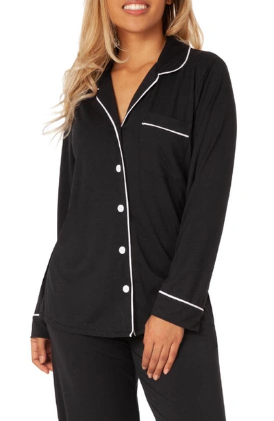 Lively The All Day Lounge Shirt In Jet Black