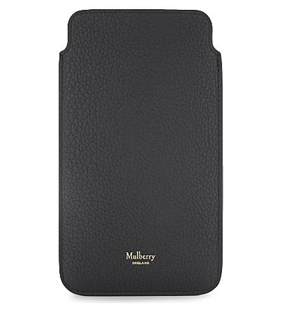 Mulberry Grained Leather Iphone Cover 6 Plus In Black