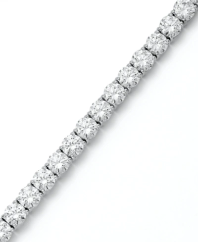 Arabella Sterling Silver Bracelet, Cubic Zirconia Tennis Bracelet (20-1/4 Ct. T.w.)
