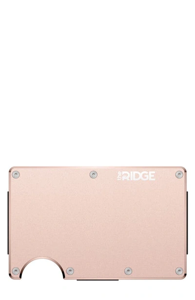The Ridge Metal Aluminum Cash Strap In Rose Gold