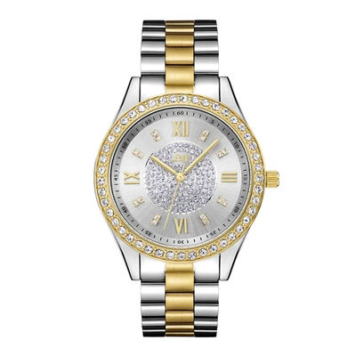 Jbw Women's Mondrian Two-tone 18k Gold-plated Stainless Steel Watch, 34mm In Two Tone  / Gold Tone / Silver