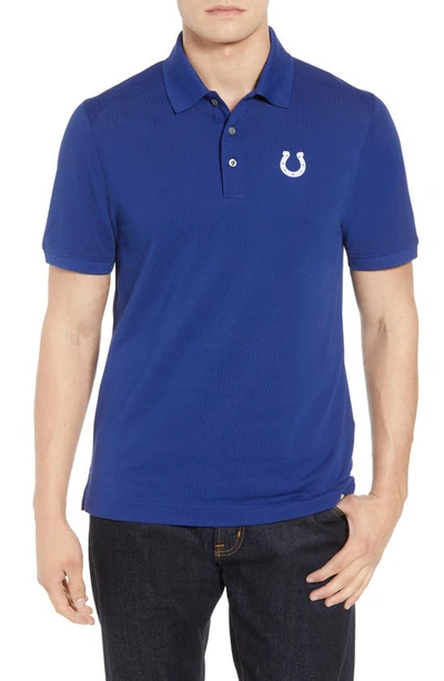 Cutter & Buck Men's Indianapolis Colts Chance Polo In Blue/black
