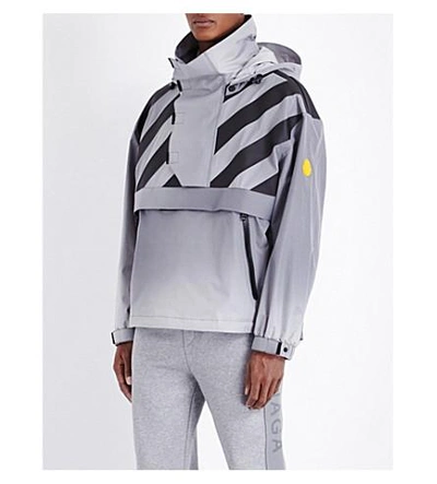 Moncler X Off white Shell Jacket In Grey ModeSens