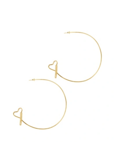 Amorcito Orbit Hoops In Gold