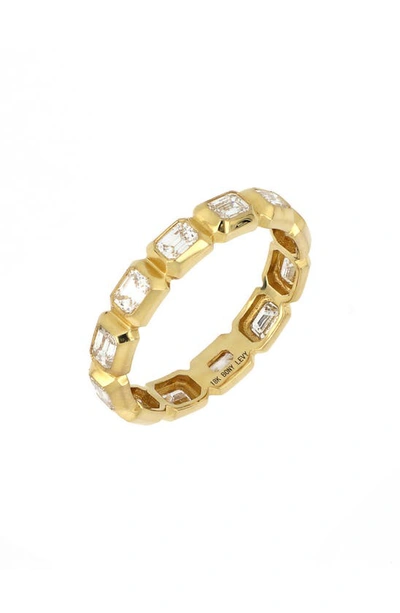 Bony Levy Katharine Emerald Cut Diamond Eternity Ring In Yellow Gold