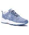 Propét Women's Stability Fly Sneakers Women's Shoes In Denim/white Fabric