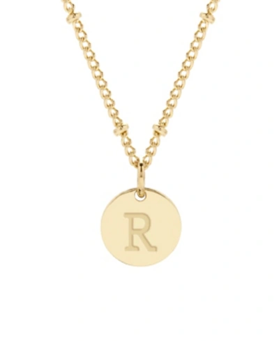 Brook & York Madeline Initial Pendant Necklace In Gold-r