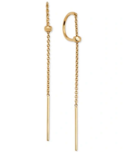 Ava Nadri C-hoop Threader Earrings In Gold