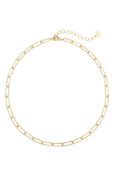 Brook & York Colette Chain Link Choker Necklace In Gold