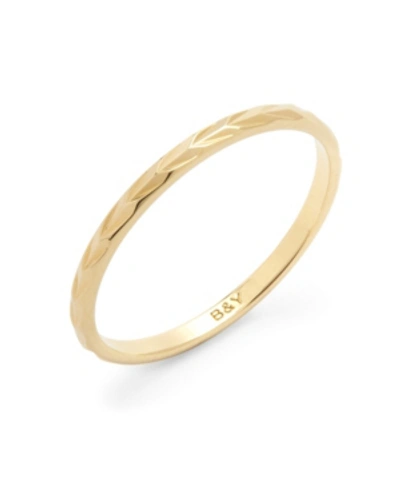 Brook & York Shay Extra Thin Ring In Gold