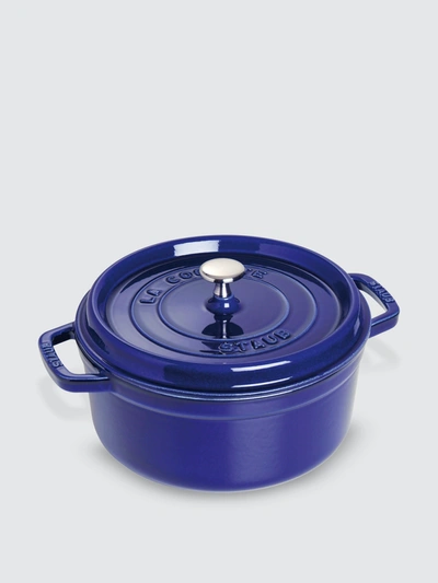 Staub - Verified Partner Staub 4-qt Round Cocotte In Dark Blue