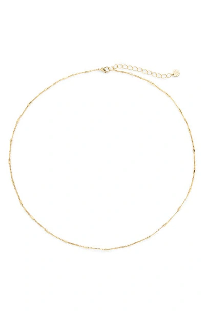 Brook & York Grace Station Chain Necklace In Gold Plated