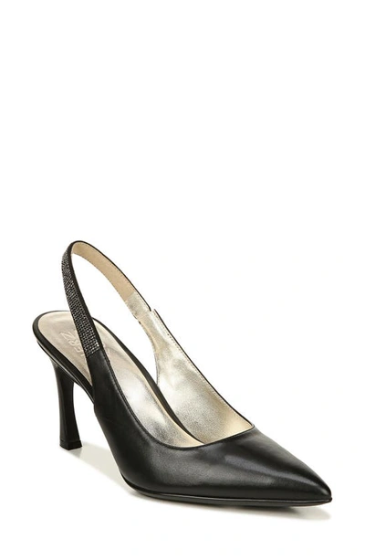 Naturalizer Aleah Slingback Pump In Black Leather