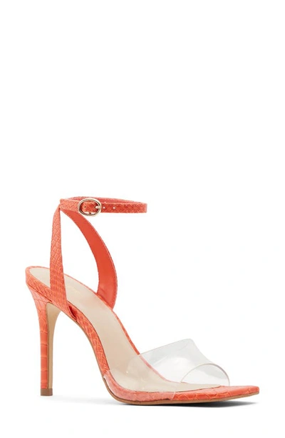 Aldo Celidda Strappy Sandal In Bright Orange