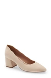 Linea Paolo Briana Pointed Toe Pump In Shell Suede