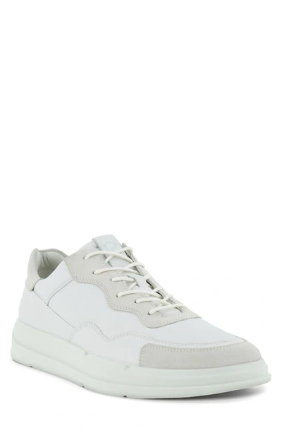 Ecco Soft X Sneaker In Shadow White/ White