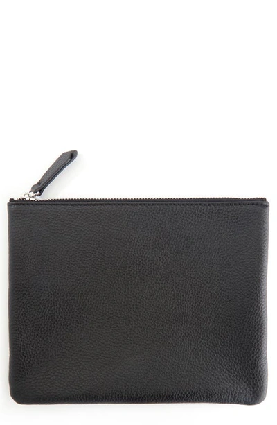 Royce Leather Travel Pouch In Black