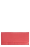 Royce Rfid Blocking Leather Clutch Wallet In Red