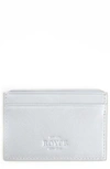 Royce Rfid Leather Card Case In Silver