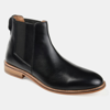 Thomas & Vine Men's Corbin Plain Toe Chelsea Boot In Black