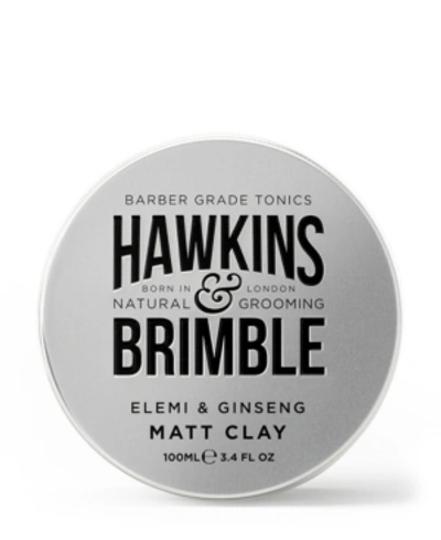 Hawkins & Brimble Matt Clay Pomade (100ml) In Silver