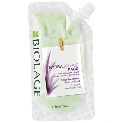 Biolage Hydrasource Dry Hair Deep Treatment Pack Hydrating Mask For Dry Hair 100ml