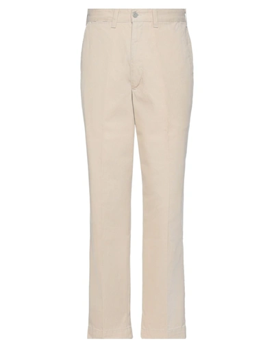 Dockers Mens' Signature Lux Cotton Straight Fit Stretch Khaki Pants In Cloud