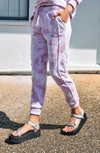 Free People Fp Movement Tie Dye Pocket Joggers In Pink Tie Dye