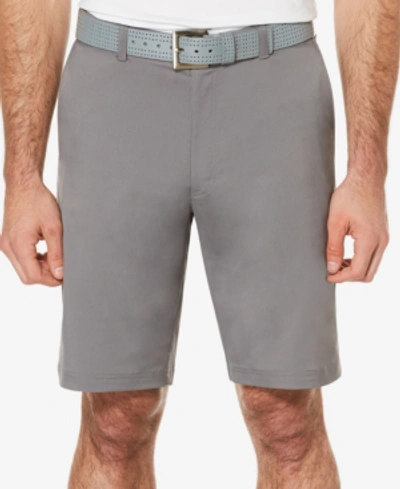 Pga Tour Men's Moisture-wicking Stretch Cargo Golf Shorts In Grey