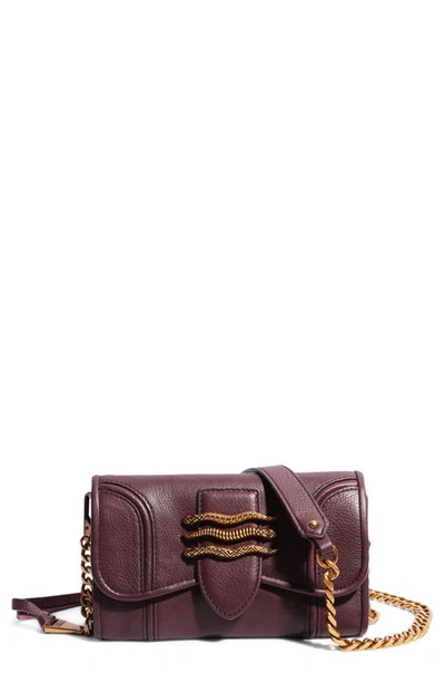 Aimee Kestenberg Fierce & Fab Wallet On A Chain In Merlot